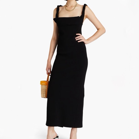 chinese dress ladies Jacquemus // Ribbed Knit Sweater Dress – VSP Consignment